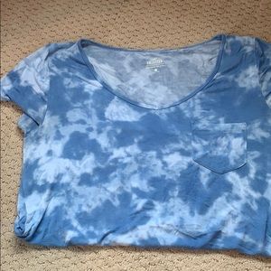 Hollister Tie Dye V-Neck